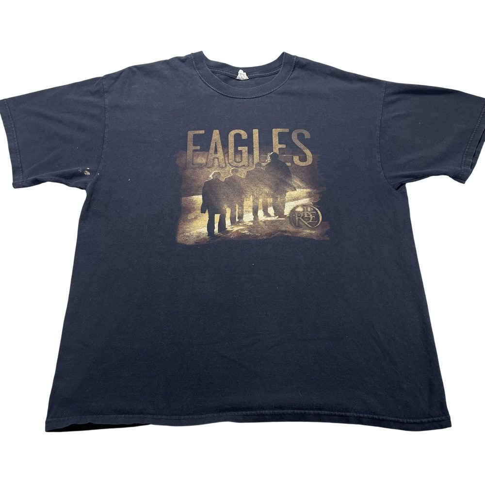 Eagles T Shirt Mens XL Black Long Road Out Of Eden Tour 08-09 Graphic Anvil VTG